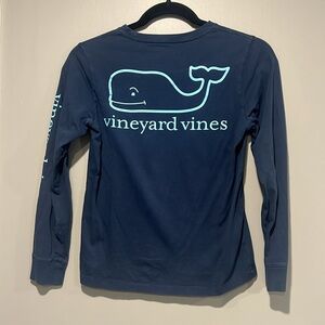 VINEYARD VINES-long sleeve logo tee